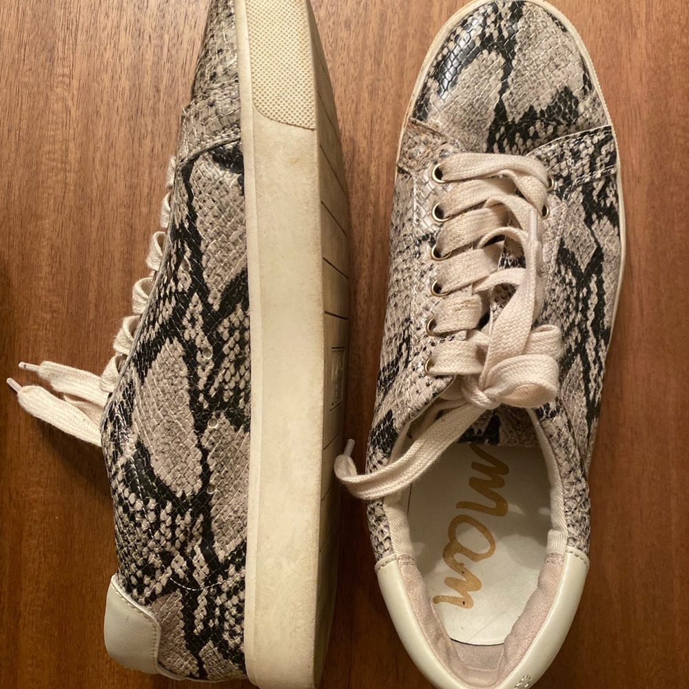 Sam Edelman Snakeskin Sneaker